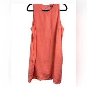 Tommy Bahama Two Palms Linen Shift Dress L